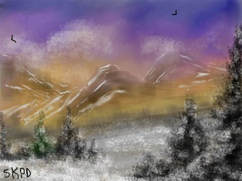 Nature ← A Landscape Speedpaint Drawing By Sketchpad Queeky Draw