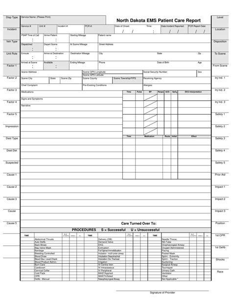 Ems Patient Care Report Narrative Template