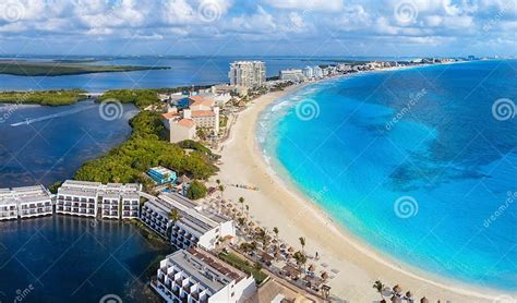 Cancun Beach During The Day Stock Photo Image Of Evening Sand 115980132
