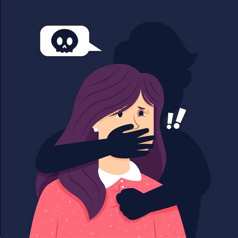 Detener El Diseño De Ilustración De Violencia De Género Vector Gratis