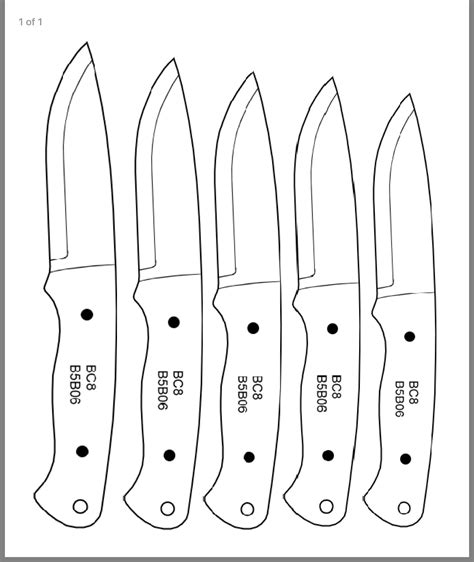 Printable Knife Sheath Patterns Pdf