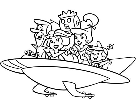 ️jetsons Coloring Pages Free Download