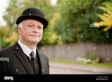 Businessman Bowler Hat Hi Res Stock Photography And Images Alamy