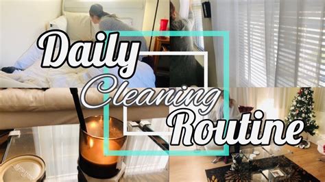 cleaning rhythm my daily cleaning routine youtube