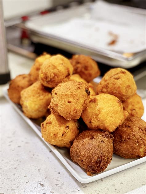 Southern Buttermilk Hush Puppies - cooking with chef bryan