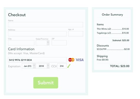 Daily Ui Challenge 002 Credit Card Checkout On Behance