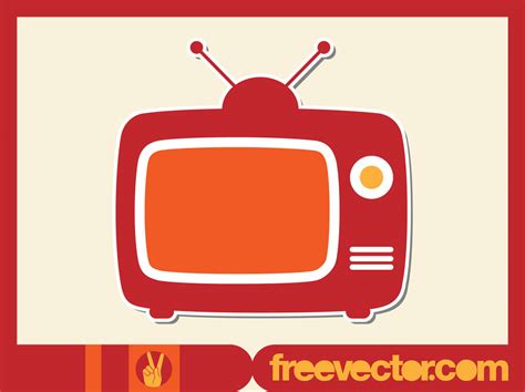 Old Tv Vector Vector Art And Graphics