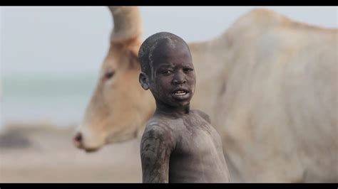Mundari Tribe Boy Covered In Ash In A Camp Central Equatoria Terekeka