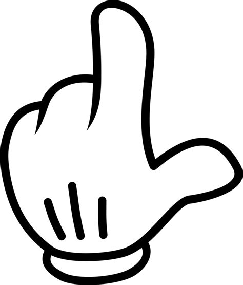 Download Mickey Mouse Hand Gesture
