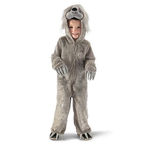 Swift The Sloth Large Childs Halloween Costume Grey Sloths Costume