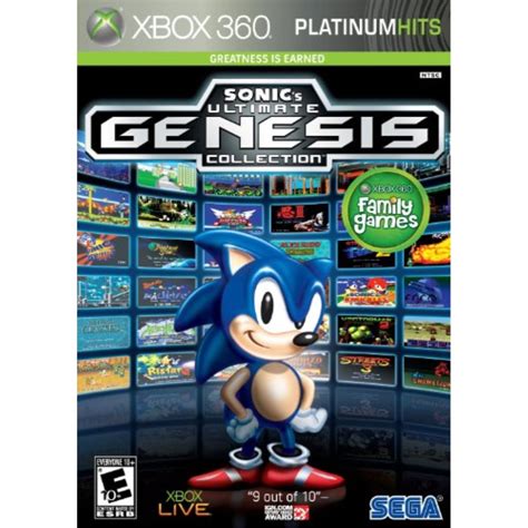 Sonics Ultimate Genesis Collection Platinum Hits Xbox 360