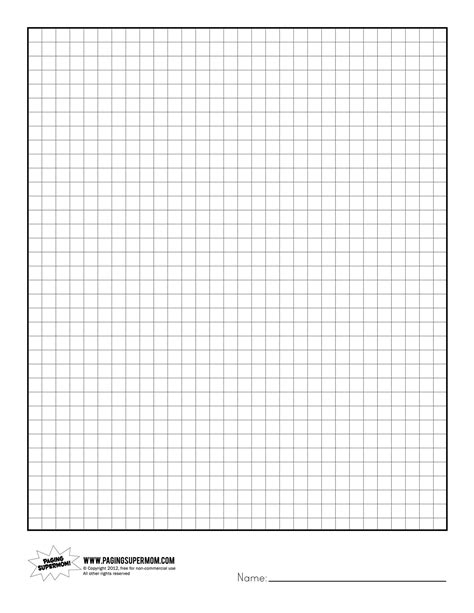 14 Inch Printable Graph Paper