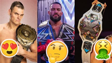 Every Current Wwe Title Belt Design Ranked From Worst To Best Wrestletalk