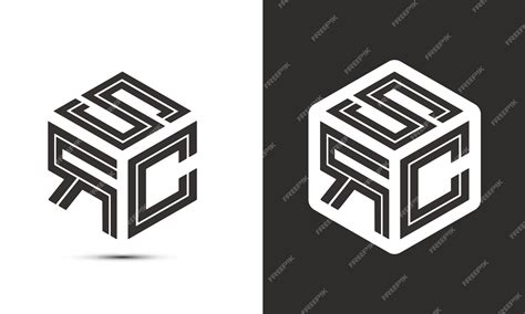 Premium Vector Src Letter Logo Design With Illustrator Cube Logo
