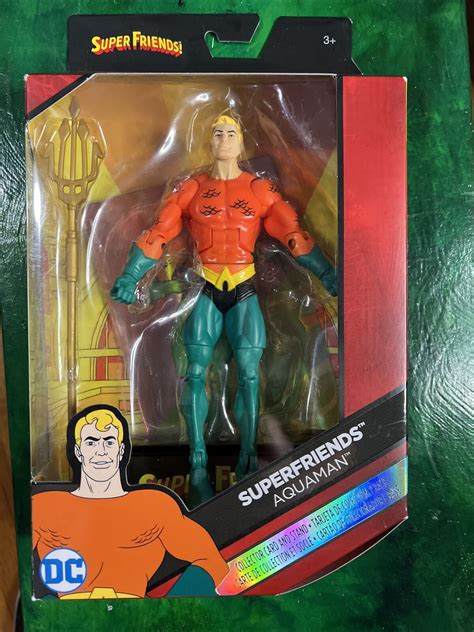 Dc Comics Multiverse Super Friends Aquaman Figure Collectors Card And