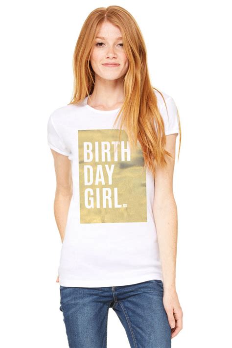 Gold Birthday Shirt Cute Bday Outfit Idea For Women Birthday Girl World