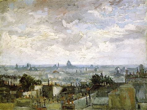 The Roofs Of Paris 1886 Vincent Van Gogh