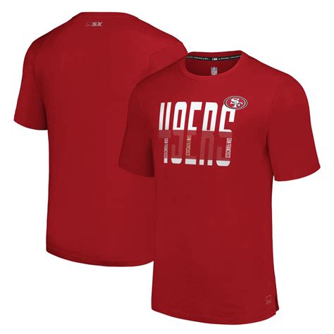 Mens Msx By Michael Strahan Scarlet San Francisco 49ers Teamwork T Shirt 22718410 Hsn