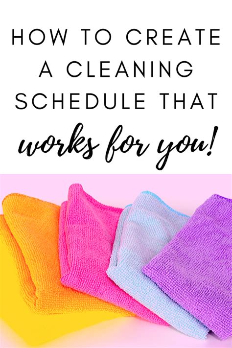 how to create a cleaning schedule that works for you the bold abode