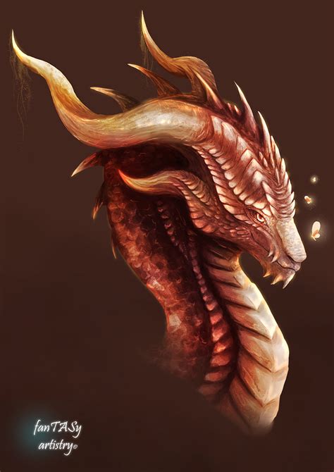 Fierce Dragon Concept Artwork And Digital Paintings