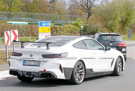 Hardcore Bmw M8 Spied Is It A Csl Variant Carscoops