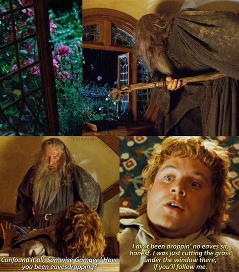 Confound It All Samwise Gamgee Have You Been Eavesdropping By