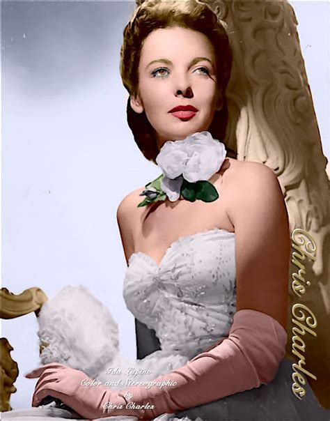 Ida Lupino Color Conversion In 32 Bit Stereographic By Chris Charles From Sepia Scan Old