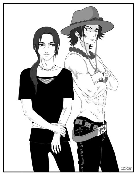 Ace X Itachi By Baie Moeg On Deviantart