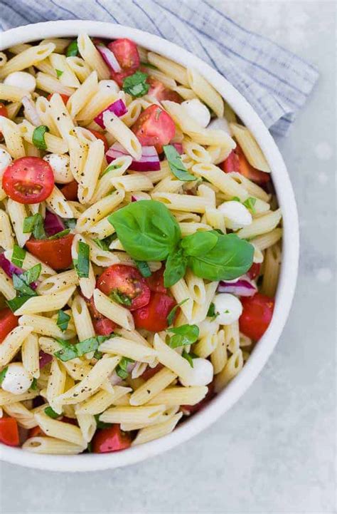 The Best Caprese Pasta Salad Recipe Rachel Cooks