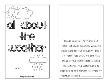 In this short i book, you'll read about big pig. All About the Weather (printable mini book) by First Grade ...