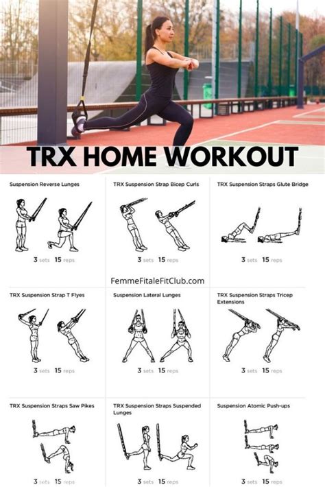 Fitness Workouts Trx Workouts For Women Fun Workouts At Home