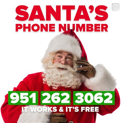 The List Shares Santas Phone Number Give The North Pole A Free Call