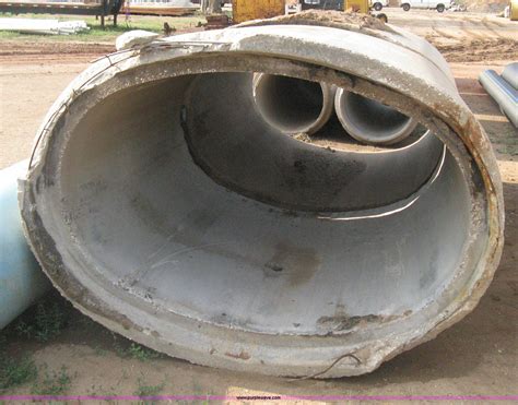 6 Concrete Flange End Oval Culvert Pipe In Goddard Ks Item As9109