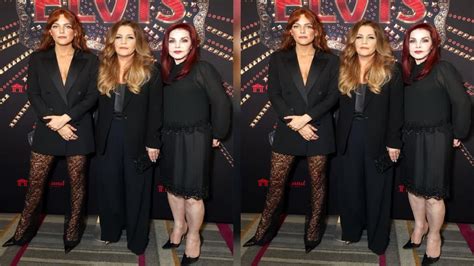 Lisa Marie Presley Makes A Rare Appearance As She Leads Three Generations At Elvis Premiere