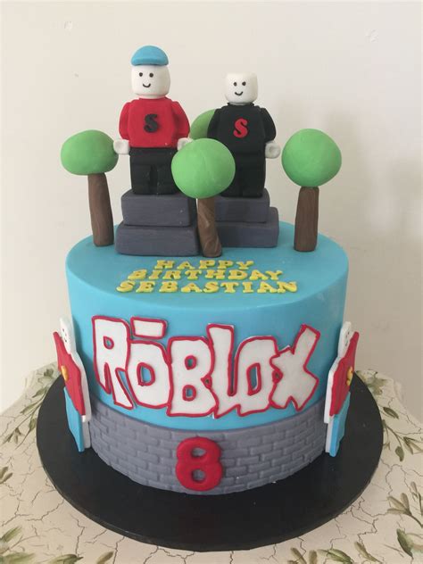 Bienvenidos a la nueva serie de trucos de roblox! Roblox cake | Pastel de cumpleaños chico, Pasteles para ...