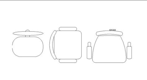 Single Small Chair All Elevation Cad Block Details Dwg File Cadbull