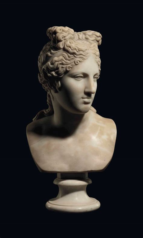 A Marble Bust Of The Capitoline Venus After The Antique Italian Rome