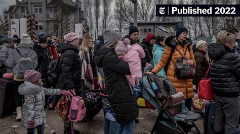 Ukrainians Trying To Flee To Uk Face A Confounding Path The New York Times