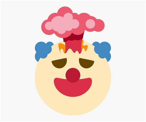 Transparent Cloud Emoji Png Discord Clown Emoji Free Transparent Hot