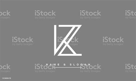 kz 또는 zk 알파벳 문자 아이콘 로고 벡터 로고에 대한 스톡 벡터 아트 및 기타 이미지 로고 0명 3차원 형태 istock