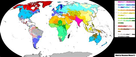 A new study finds that the racial makeup of dreams tends to match up with the proportion of different races people run into in their daily lives. Detailed Ethno-Racial Map of the World 2018 : Masastan