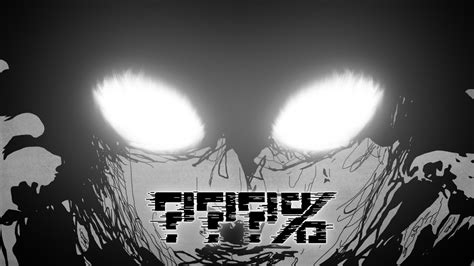 Black And White Anime Digital Wallpaper Mob Psycho 100 Anime Hd