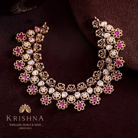 Traditional South Indian Diamond Necklace Designs