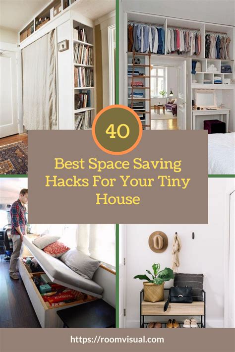 40 Best Space Saving Hacks For Your Tiny House In 2020 Space Saving