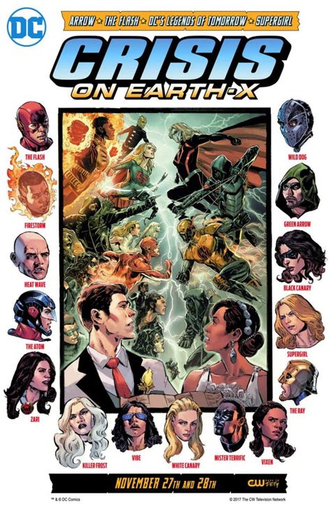 Crisis On Earth X Poster Nerdcorp