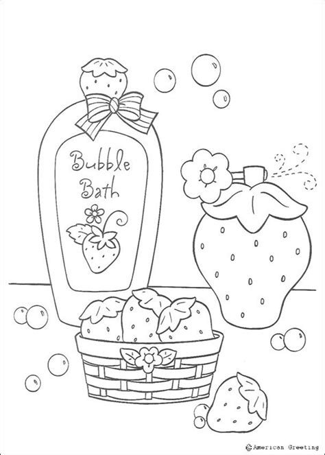 Dibujos Para Colorear Burbujas De Baño Sabor Fresa
