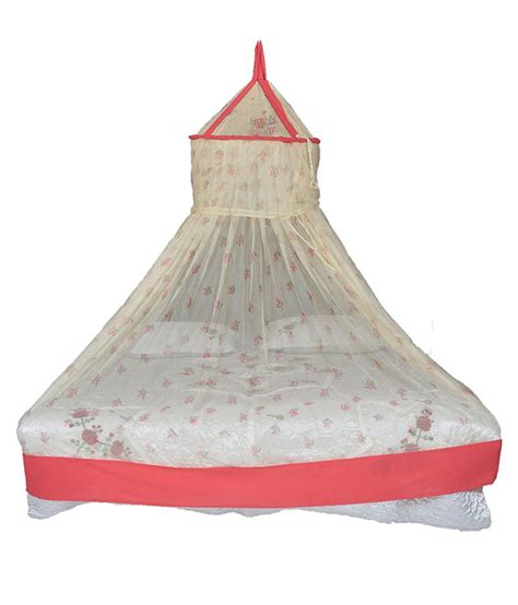 Riddhi Mosquito Net Double White Floral Mosquito Net Buy Riddhi