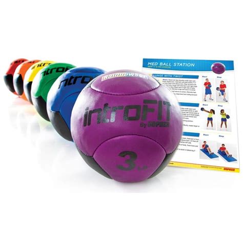 Rainbow Introfit Medicine Ball Gopher Sport