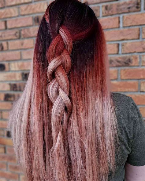 Ignite Your Style With The Perfect Blend Of Red And Blonde Hair Colors