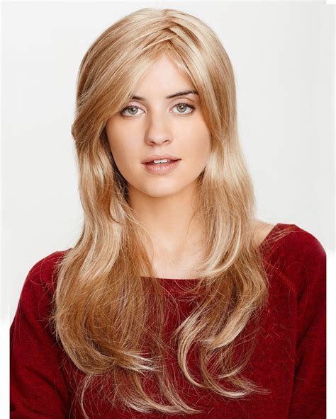 Long Layered Blonde Synthetic Hair Wigs